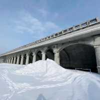 日本最北端JR稚内・道の駅わっかない・防波堤ドーム