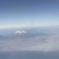 Mount Kilimanjaro from the sky