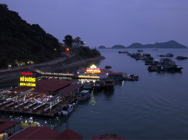 Beautiful floating Village @Cat Ba 