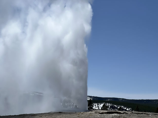 Yellowstone National Park in the United States.