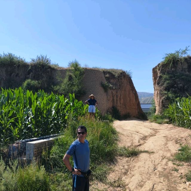 Great wall relics🏯near The Wave Valley,Yulin 🤩