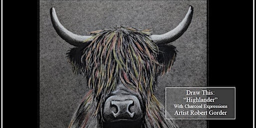Charcoal Drawing Event "Highlander" in Bancroft | Wagon Wheel Bar & Grill