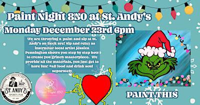 Paint Night 850 at St. Andy's paint and sip | St Andy's Sports Pub