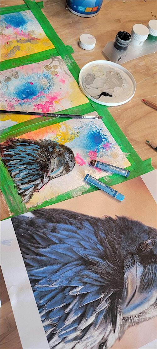 Paint Crows With Joanne Kells! | 363 Main Street Bath