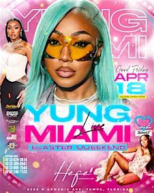 YUNG MIAMI LIVE EASTER WEEKEND RESHA RELOADED OFFICIAL GAME NIGHT TOUR | Hefé Nightclub