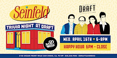 Seinfeld Twisted Trivia | Draft House Belmont Park