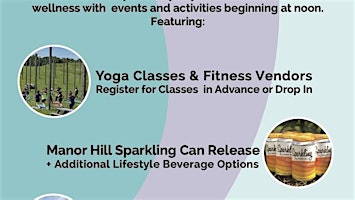 Manor Hill Wellness Day: $5 Yoga Class (2pm) - NEW DATE! | Manor Hill Brewing