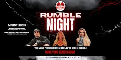 RUMBLE NIGHT - PRESENTED BY THE BOXING CARTEL | 498 Deakin Ave