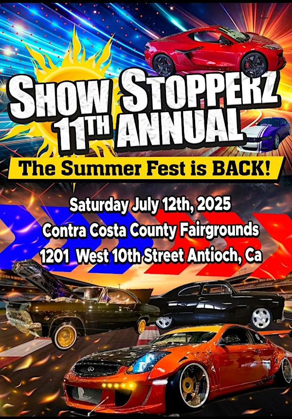 11th Annual SUMMER FEST CAR SHOW | Contra Costa County Event Center