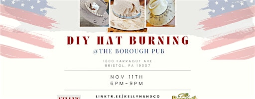 DIY Pyrography Hat Burning At The Borough Pub | The Borough Pub