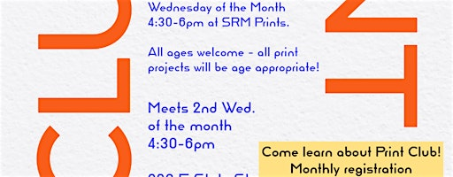 Kids Print Club - May | SRM Prints Studio + Gift Shop