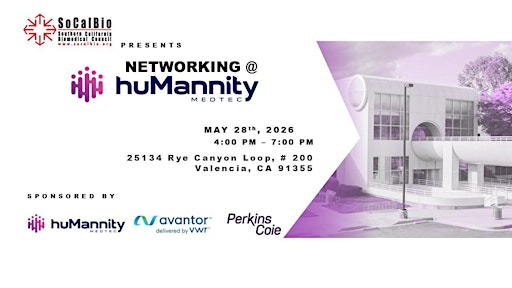SOCALBIO Networking Mixer in Valencia | Humannity Medtech