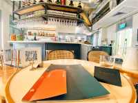 Parisian-style dining at The Mess Hall