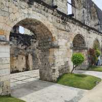 The unfinished Cuartel de Espana in Oslob