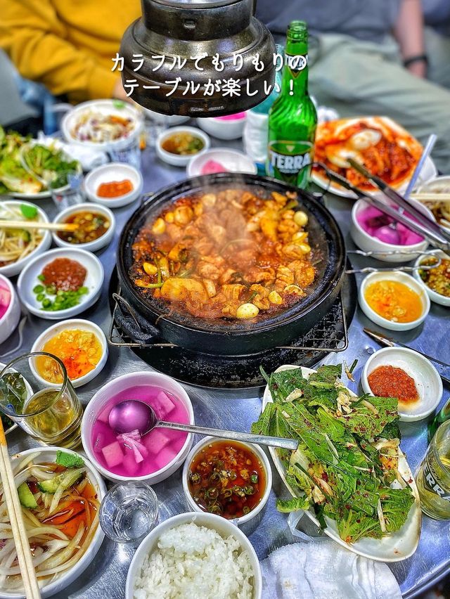 【釜山旅行】活気溢れる地元の方で賑わうお店‼️釜山名物ヤンコプチャン