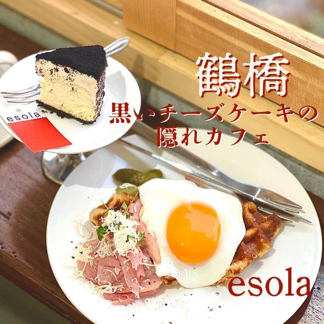 【大阪・鶴橋】話題の黒いチーズケーキが食べれる隠れ家カフェ