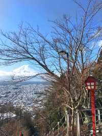 ❄️雪景下的富士山🗻