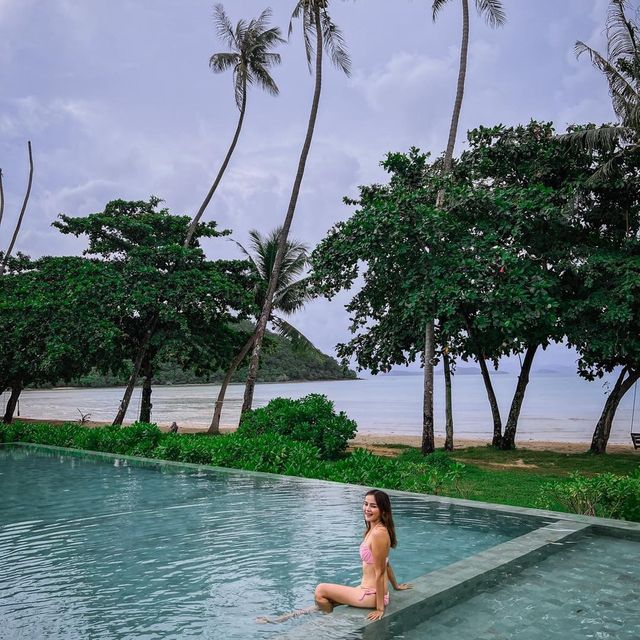 ที่พักบนเกาะหมาก หาดส่วนตัว