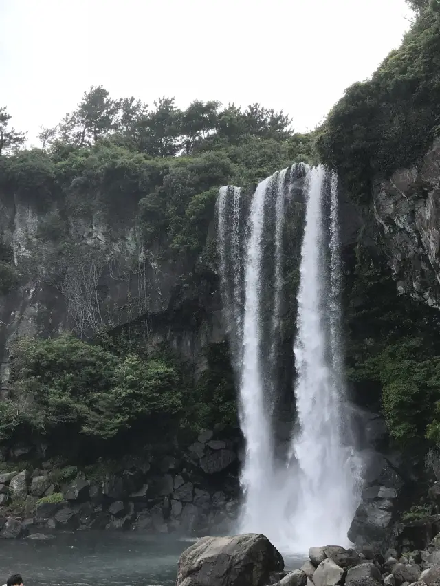 🇰🇷 亞洲唯一的海岸瀑布 — 濟洲市 正房瀑布