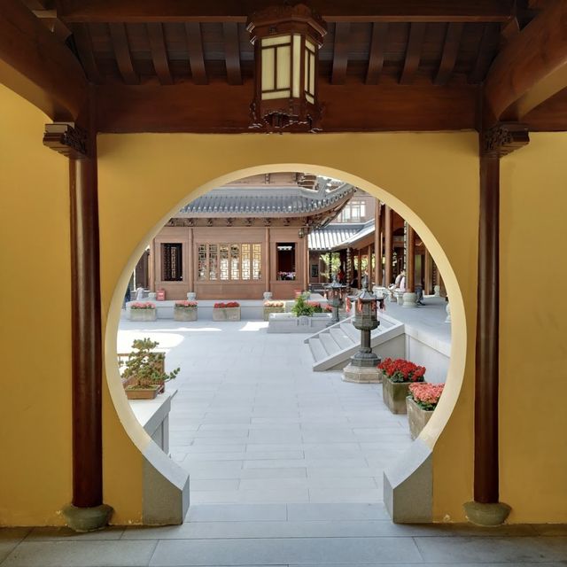 Beautiful temple with serene atmosphere 