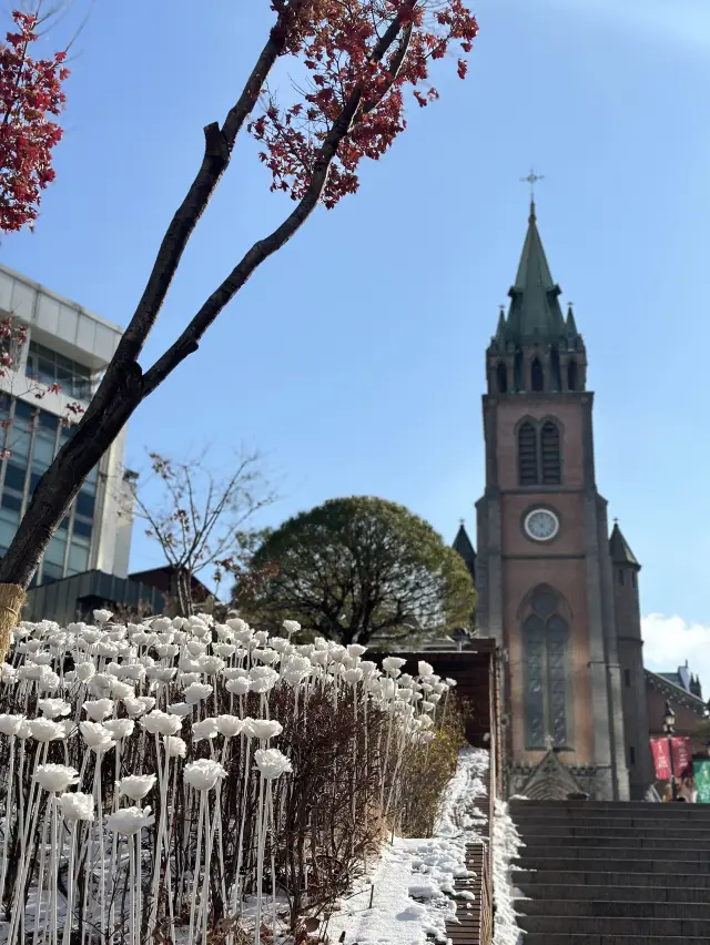 크리스마스에는 명동데이트 해야쥬~~