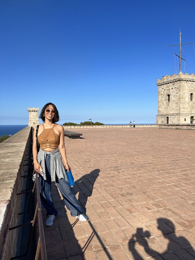 A fortress at the top of Montjuic 