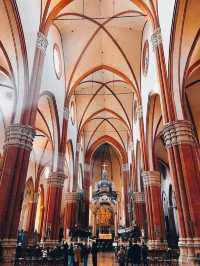 I really like the old city of Bologna in Italy.