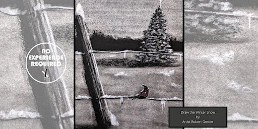 Charcoal Drawing Event "Winter Snow" in Stevens Point | District 1 Brewing Company