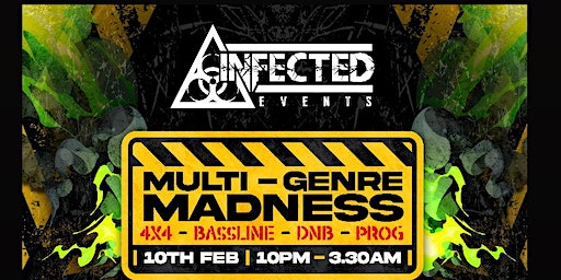 Infected Events Presents Multi-Genre Madness | The Attic