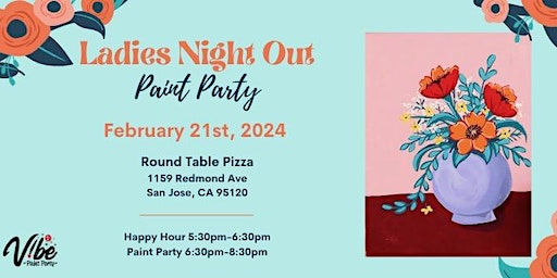Ladies Night Out : Paint Party | Round Table pizza Almaden