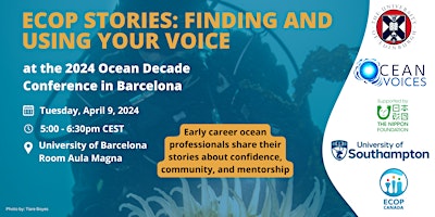 ECOP Stories; Finding and Using Your Voice | Universitat de Barcelona, Gran Via de les Corts Catalanes, Barcelona, Spain