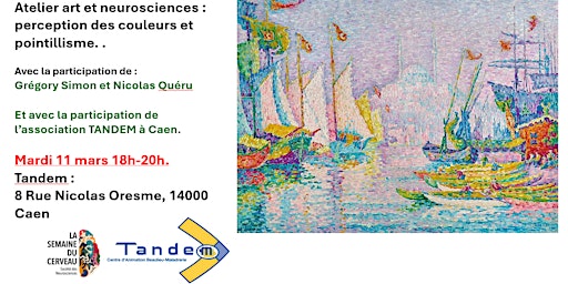 Atelier Art et Neurosciences : Perception des couleurs et pointillisme. | Tandem Centre d'Animation Beaulieu Maladrerie