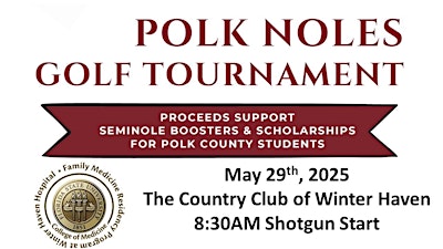 2025 Polk Noles Golf Tournament | The Country Club of Winter Haven