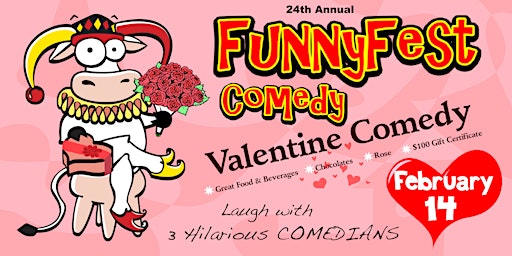VALENTINE COMEDY Extravaganza, Friday, FEBRUARY 14, 2025 | Top Floor, The Canadian Brewhouse (Calgary University District)