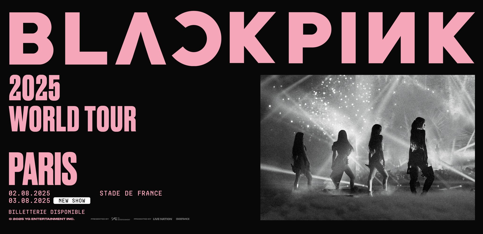 BLACKPINK 2025 世界巡迴演唱會 巴黎站 | BLACKPINK 2025 WORLD TOUR in Paris | 法蘭西體育場