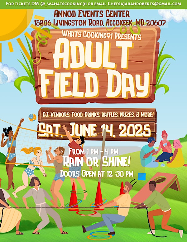 Adult Field day | 15806 Livingston Rd