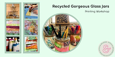 Recycled Gorgeous Glass Jar Workshop | Real Art Make Print at Ocean Studios, Royal William Yard, Plymouth