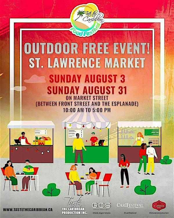 Taste The Caribbean Food Festival POPS UP at St Lawrence Market (Outdoors) | St Lawrence Market
