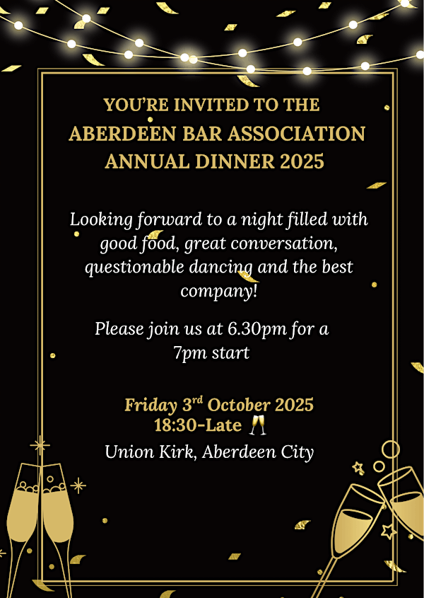 Annual Bar Dinner 2025 | Union Kirk