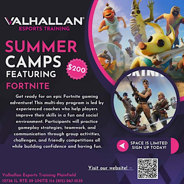 Valhallan Esports Training Fortnite Summer Camp | Valhallan Esports Training