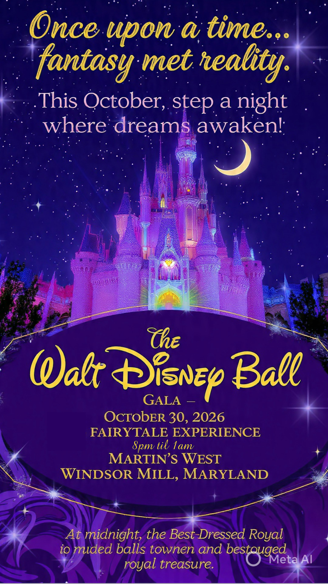 Walt Disney Inspired Gala Ball | Martin's West