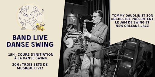 New Orleans jazz jam and swing  - Les Mercredis swing (PRE-ILHC EDITION) | Café La Ligne Verte