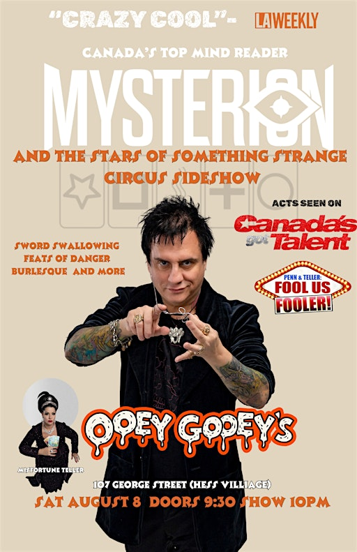 Mysterion the Stars of Something Strange | Ooey Gooey’s