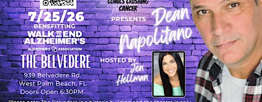 Comedian Dean Napolitano Benefitting Walk To End Alzheimer's | The Belvedere