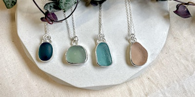 Sea Glass/Gemstone Pendant - Beginners Silversmithing Class. | The BIS