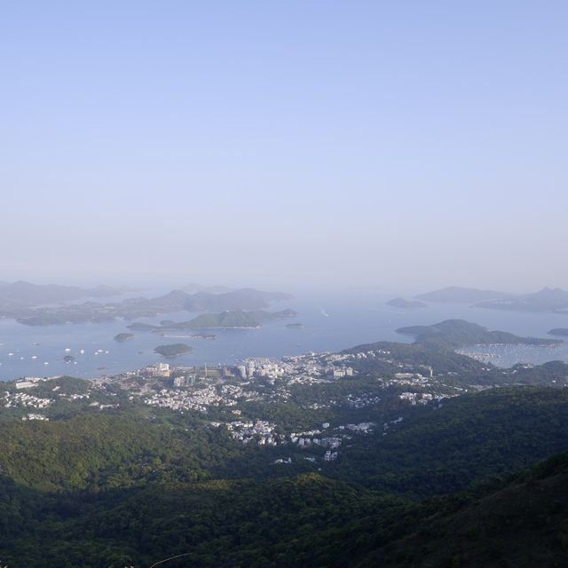清明上山觀壯闊山景