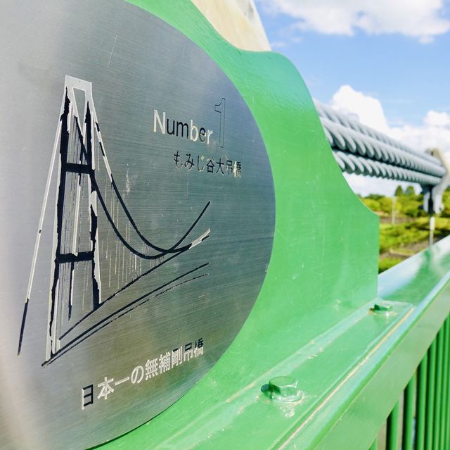 栃木県塩原　もみじ谷大吊橋