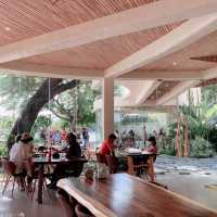 Balinese Garden River View Cafe in Kanchanaburi 🌿