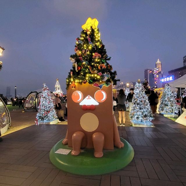 夜遊灣仔海濱