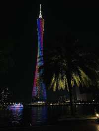 Night time Guangzhou - Canton tower and more